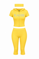 Yellow capris